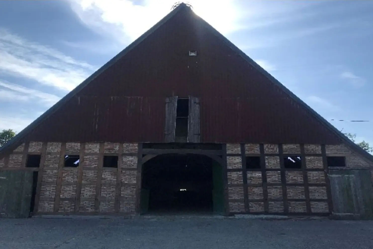 Pferdepension im Inneren der Pferdepension und Zucht